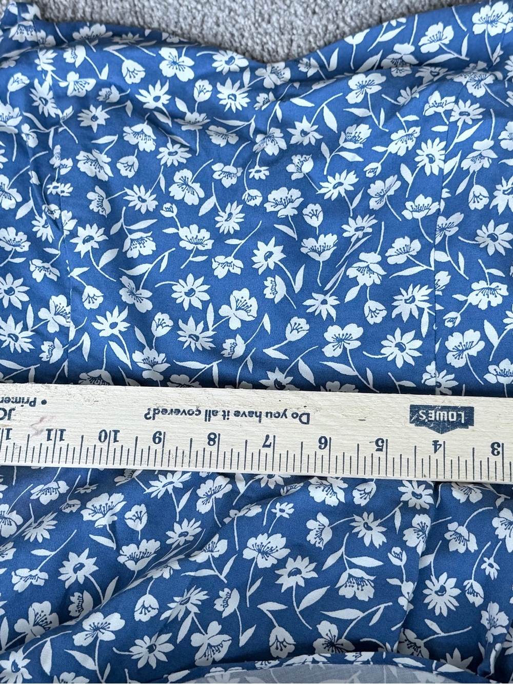 Old Navy Blue and White Floral Sundress - Picture 8 of 10